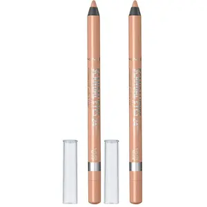 Rimmel London Scandaleyes Waterproof Gel Pencil Eyeliner, Long-Wearing, Ultra-Smooth, Smudge-Proof, 001, Black, 0.04oz