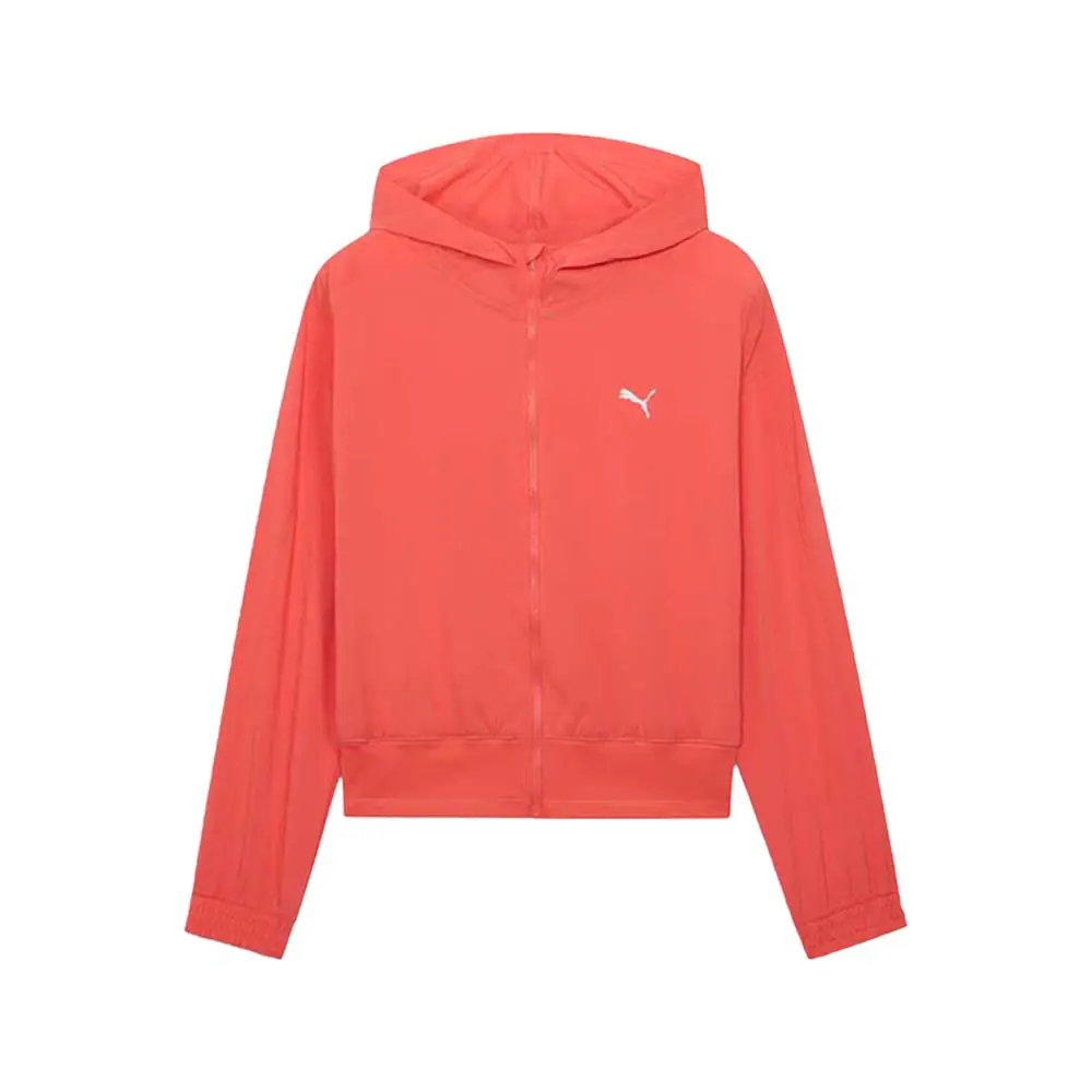 PUMA Womens Train Fav Woven Jacket Casual Outerwear Casual - Orange PUMA Womens Train Fav Woven Jacket Casual Outerwear Casual - Orange