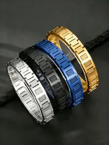 Unisex Stainless Steel Bracelet, Adjustable 18k Chain, Simple Style, Fashionable Bracelet, Stackable Bracelet, Oxidation Resistant, Tarnish Free, Elegant Daily Wear, Perfect Gift, Adjustable Bangle