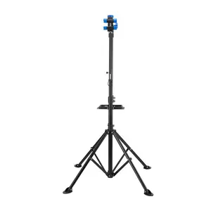 VEVOR Heavy-Duty Bicycle Repair Stand, 66 lb Capacity, 32.8-56.6 in Adjustable Height, Magnetic Tool Tray, Foldable Design, Bicycle Accessories for Home & Shop Mechanics (Mountain, Road Bikes)