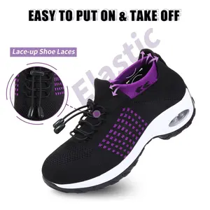 STUNAHOME Women's Orthopedic Air Cushion Shoes Summer Casual Running Sneakers Breathable Walking Shoes Anti-slip Sneakers Comfortable Thick Bottom Shoes
