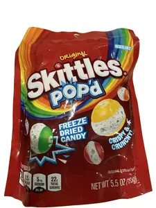 Skittles 5.5oz Sweet Freeze-Dried Candy, Crunchy Snack Treat