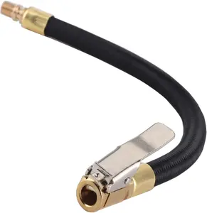 B BRAZIFY  Tire Inflator Extension Tube Quick-Connect Chuck Adapter High-Pressure for Cars & Motorcycles