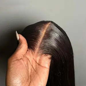 MYLOCKME Glueless 9x6 7x5 Straight Wig Human Hair Reay To Wear 6x4 5x5 Straight Lace CLosure Wig Pre-cut Lace Wig