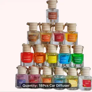 Pet-Safe Essential Oil Diffuser Car Air Freshener - Natural Organic & Safe for Cats & Dogs - Custom Scents Available Upon Requests.