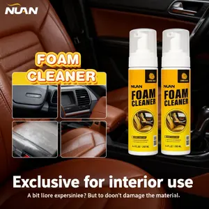 NUAN Interior Foam Cleaner by – Leather, Headliner & Plastic Care for Your Car