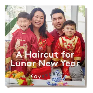 LOVEVERY 'A Haircut for Lunar New Year' Book - Real Life Photos & Engaging Story for Children's First Haircut Experience