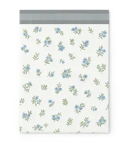 Tiny Blue Florals Poly Mailers for Secure Shipping