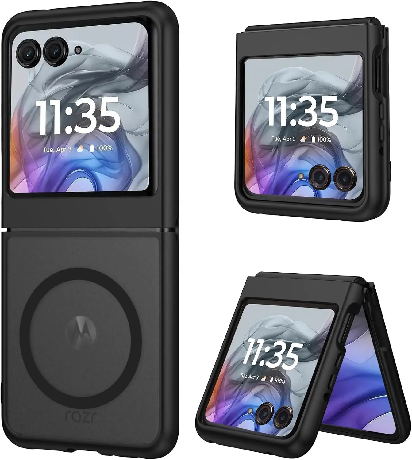 Suitable for Motorola Razr 70 2026/70 Ultra 2026/ 60 2025/Razr 60 Pro+/60 Ultra/Razr 50 2024/50 Ultra Foldable Phone Case Compatible with MagSafe Skin Sensitive Magnetic Suction Anti-Drop Protective Case