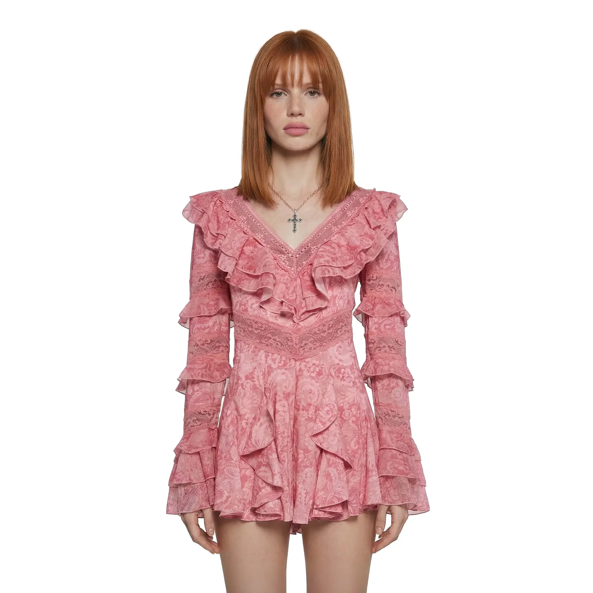Dusk Dancer Lace Romper