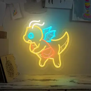 USB Powered Insect Shaped LED Neon Light, Cute Playful Design, Soft Healing Colors, Bedroom Desk Kids Room Decoration, Gift for Holidays, Decorative Neon Light