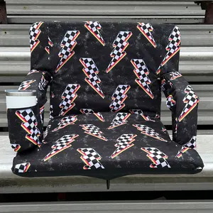Racing Bolts 23" Stadium Seat with Armrests