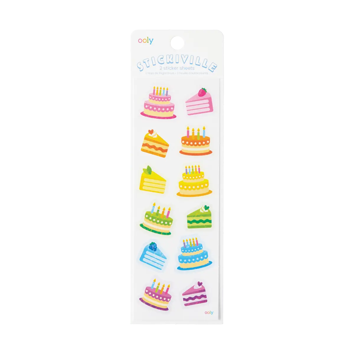 Stickiville Birthday Cakes Stickers