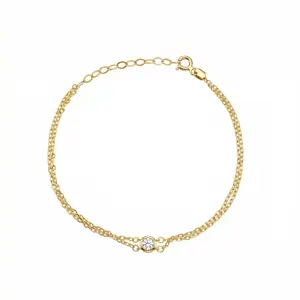 CZ Diamond Bracelet | Gold Bracelet