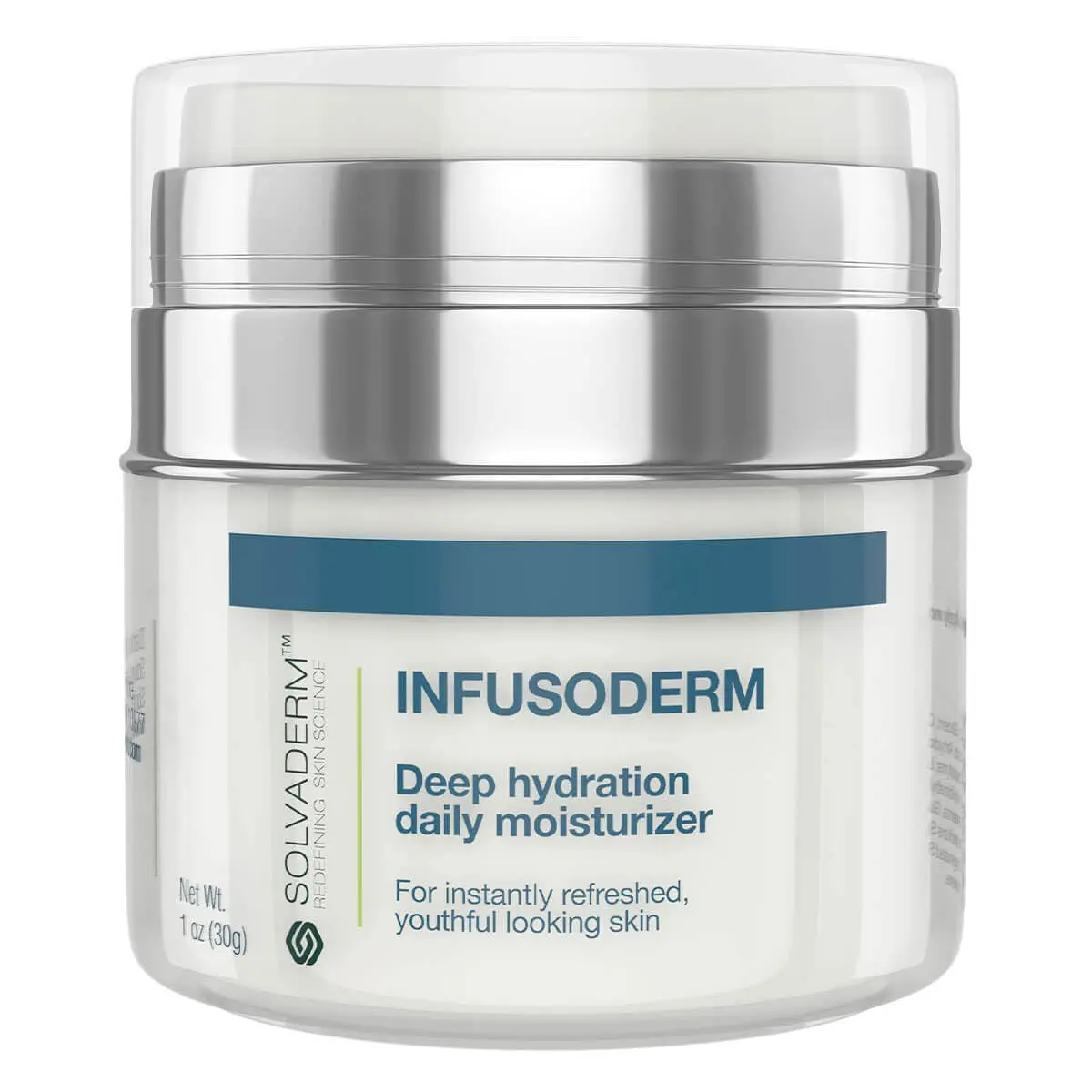 Solvaderm Infusoderm Hydrating Face Serum with Hyaluronic Acid, Vitamin C for Plump Skin