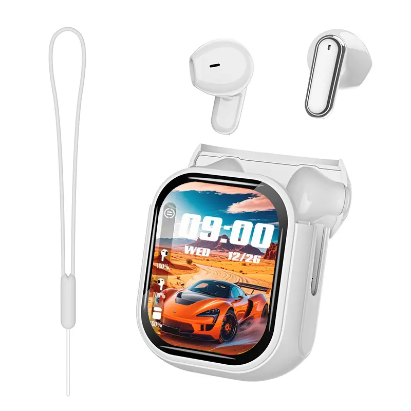 TechT Bluetooth 5.4 In-Ear Wireless Earbuds with LED Digital Display, High Fidelity Sound, Waterproof Design, Built-in Microphone for Sports, Office Use & Clear Calls