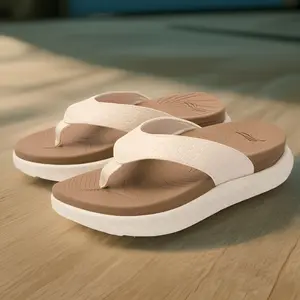 Women's Orthopedic Flip Flops Recovery Walking Sandals With Plantar Fasciitis Arch Support Cushioning Shock Absorbing Thong Comfortable Summer Sandals for women