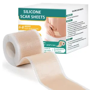 Advanced Clear Silicone Scar Sheets, Medical Grade Silicone Strips  Scar Treatment and Prevention for C-Section, Tummy Tuck, Surgical, Burn, Body, Hypertrophic & Keloid Scar Treatment Healthcare