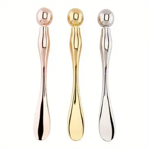 3pcs Eye Cream Applicator Zinc Alloy Cosmetic Eye Cream Scoop Eye Beauty Eye Massage Stick Eye Lift Wand