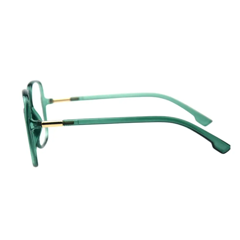 Woman's New Retro Blue Light Blocking Glasses Oversized Nerd Eyeglasses Frame Anti Blue Ray Computer Game Glasses Green