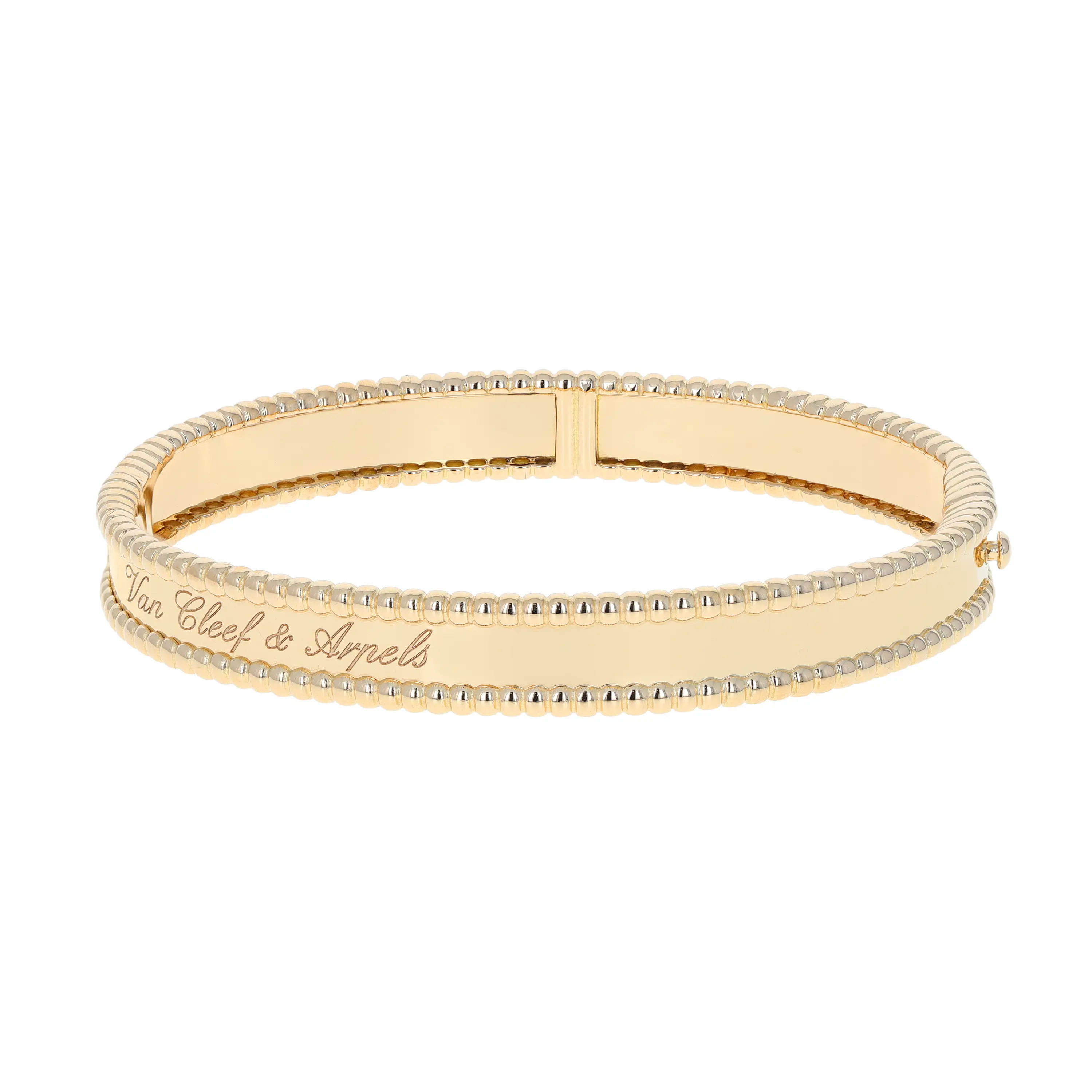 Pre-owned Van Cleef & Arpels Perlee Bangle Bracelet
