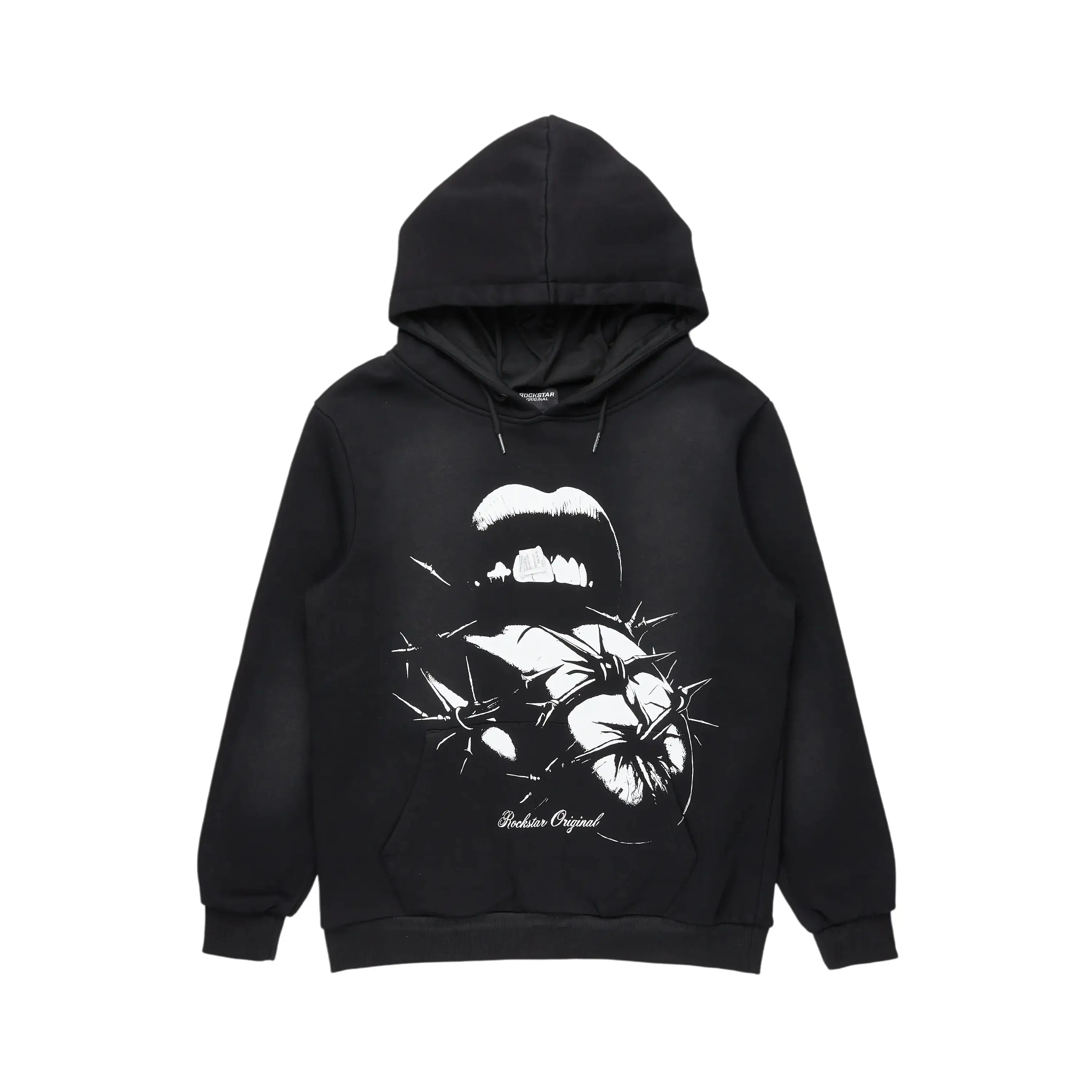Schmear Black Graphic Hoodie