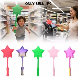 Creative 3D Printed Touch Payment Wand, NFC Credit Card Holder, Plastic Material, Non-Contact Payment Device with Quick and Secure Transactions, Magic Star Shape Wand Design