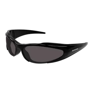 Balenciaga Shield Wrap Sunglasses - Iconic Wraparound Design with Sleek Oval Lenses for Modern Shield Style