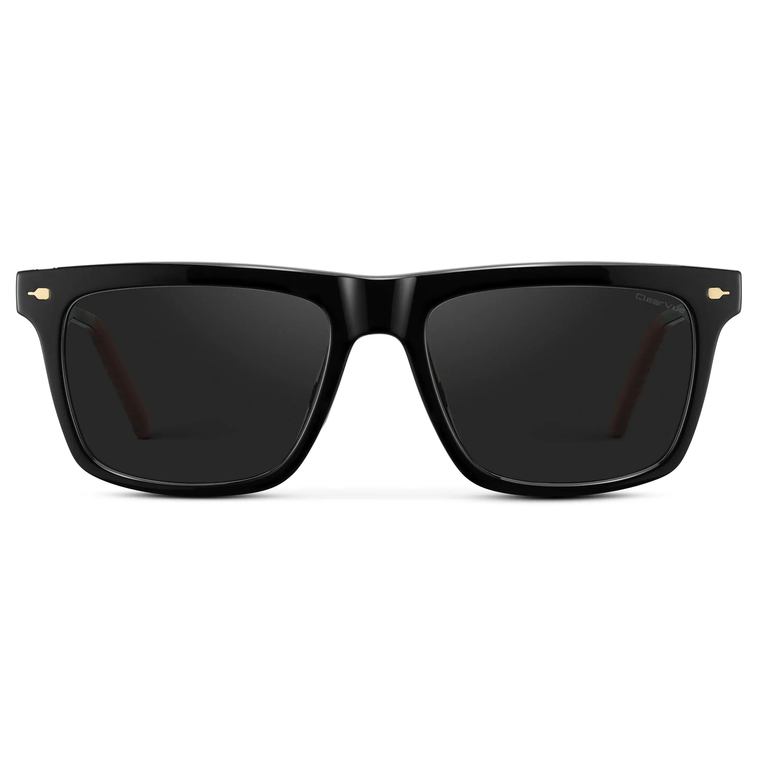 Hart - Men's Performance Court Rectangular Sunglasses - Polarized Lens, Non-Slip Fit