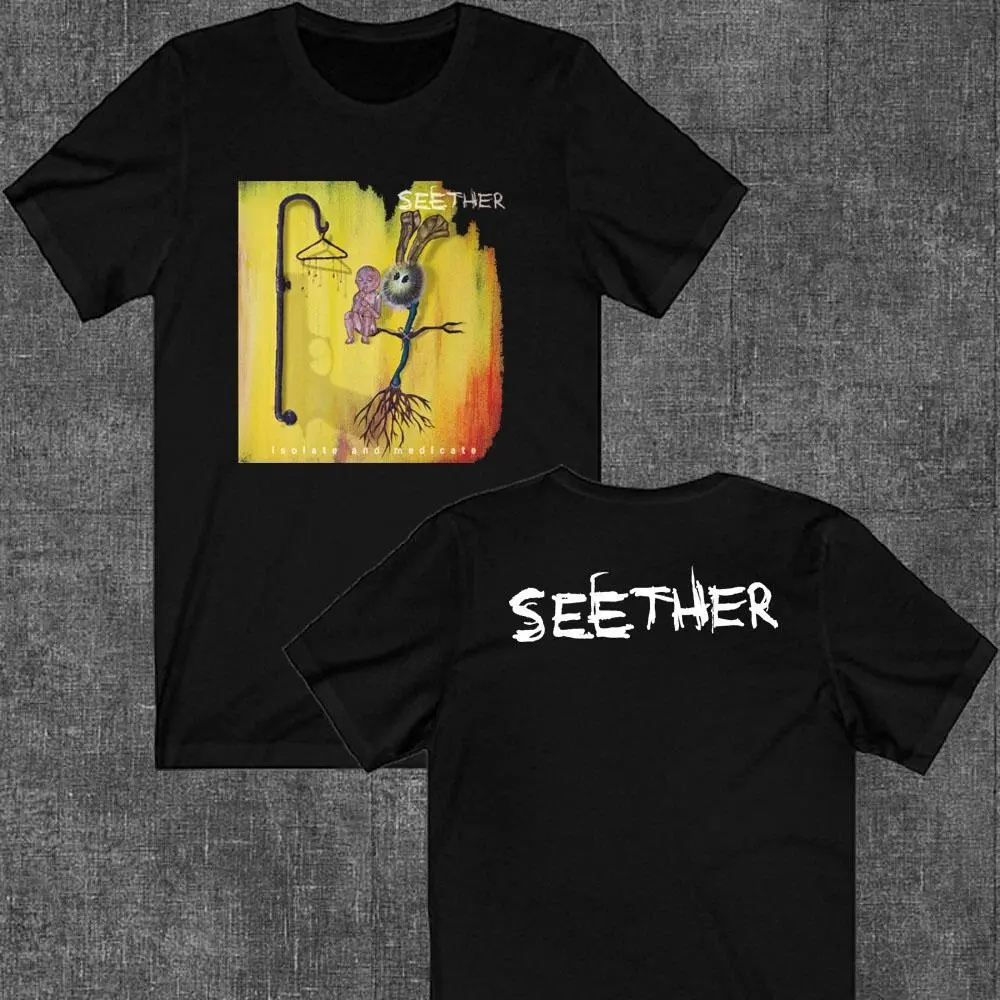 Seether Isolate And Medicate Black T-Shirt