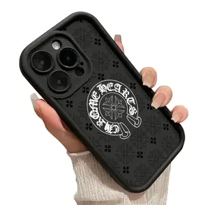 Simple and delicate linear floral patterns Phone Case for iPhone 17 AIR 17 PRO 16 PRO 15  PRO MAX  14 PLUS 13 PRO 12 11 PRO XS MAX X XR Plus Shockproof Protective Cover Full Protection Anti-Drop, Tpu