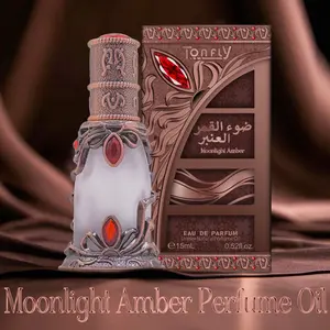 Women's fragrance 15mL Moonlight Amber perfume natural plant extract exotic bottle