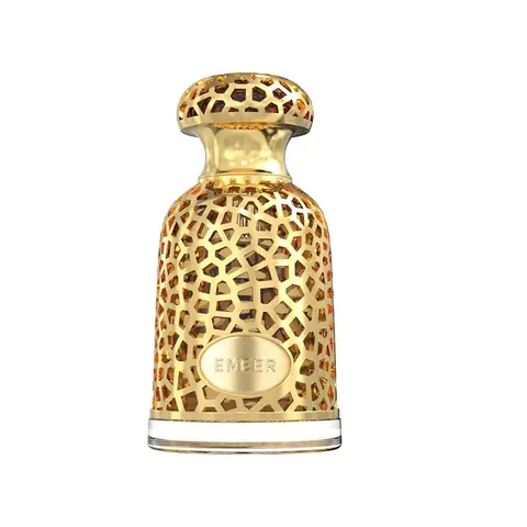 Lattafa Emeer Unisex Natural Regular Edition 3.4oz EDP Spray - High Quality Bright Citrus Fragrance, Spicy Alluring Aroma, 60 Months Shelf Life, Single Item