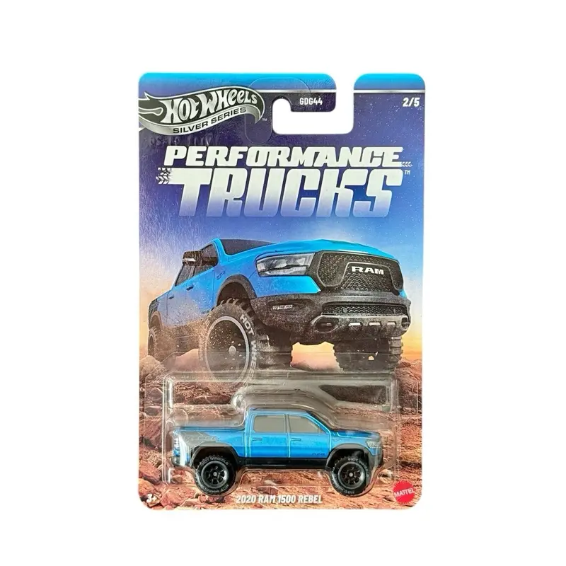 Hot Wheels Silver Series 2020 Ram 1500 Rebel Accurate 1:64 Diecast Model Car, Collector's Edition Miniature Toy Truck