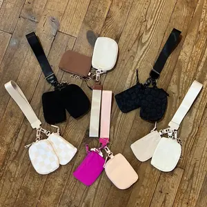 Double Pouch Wristlet Wallet Functional Keychain for Women | Kat Mcrae