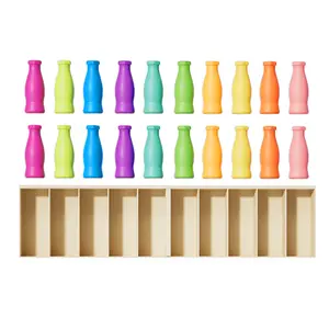 New children's fun drink color matching early education guessing game memory training board game interactive educational toy