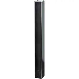 7121 Black In-Ground Mounting Post, 43 x 4 x 4 inches, Suitable for Use with Mailbox