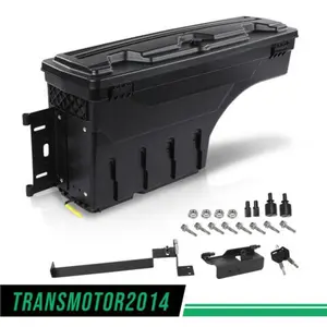 G-PLUS Truck Bed Storage Tool Box Swing Case Left Side Fit For 2019-2021 Dodge Ram 1500 Upgraded Version