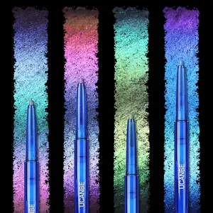 UCANBE Chameleon Eyeshadow & Eyeliner Gel - Multichrome Metallic Glitter Makeup for Multi-Dimensional Looks. Water & Smudge-Proof, Long-Lasting Shimmer Waterproof