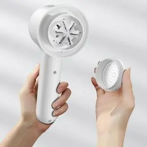 Electric Fabric Shaver and Lint Remover – Rechargeable Sweater Defuzzer with Stainless Steel Blades, LED Display & Lint Collector, Portable Clothes Fuzz Remover for Sweaters, Bedding, Sofa and Upholstery