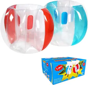 Bubble Sumo Sport Balls for Kids -MALL 2 PC Sumo Balls for Kids, Bumper Bounce Toys, Kid Sumo Balls, Lawn Game Ball for Kid Outdoor Team Gaming Play for 4+ Ages (36 inch,Blue+red)bumper  ball