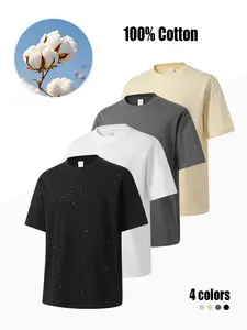 Men's round neck T-shirt - Soft and loose fitting T-shirt inmultiple colors, suitable for daily casual wear