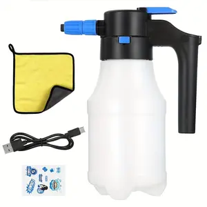 1.5L Electric Spray Bottle, Cordless Car Foam Sprayer, Car Wash Equipment, USB Rechargeable, for Washing Cars, Window Cleaning, Garden Watering, Home Use