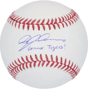 Dylan Crews Washington Nationals Autographed Baseball with "Geaux Tigers" Inscription - Fanatics Authentic Certified