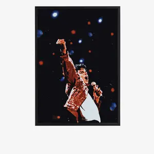 Michael Jackson Beat It Retro Poster - Iconic 80s Concert Art Print, Artistic Museum Paper Photo, Wall Home Decor for Room Decoration