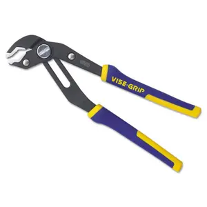 212 MAIN 8 in. Groovelock Pliers with Ratchet System, Steel Jaws, Tongue-Groove Design, Protouch Grip, Quick Adjust for Fishing & Outdoor Recreation