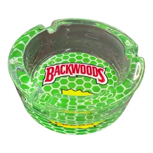 Backwoods Glass Ashtray 2.5” Lighter Accessories Green