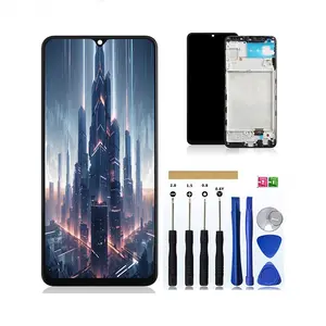 OLED / incell for Samsung Galaxy A22 5G LCD Display (Black with Frame) Touch Digitizer Screen Replacement SM-A226B SM-A226B/DS Full Assembly Repair Kits with Tools (Not for Samsung A22 4G)