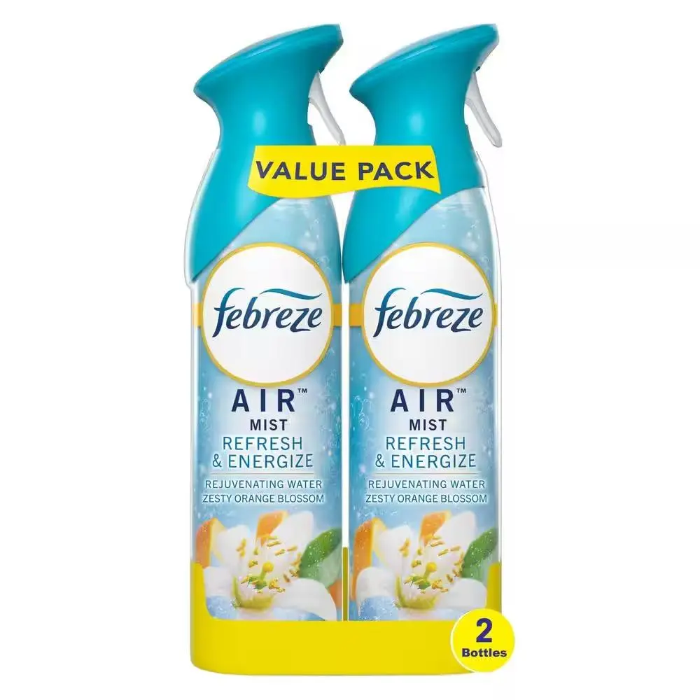 Air Mist 8.8 oz. Zesty Orange Blossom Scent Air Freshener Spray (2-Count) Aroma Floral
