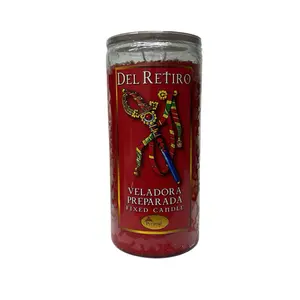 Del Retiro 14-Day Fixed Candle – Prepared Spiritual Glass Candle